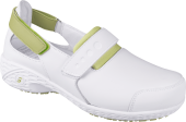 Туфли Саманта женские, цв.белый/зеленый